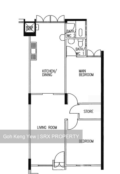 Blk 232 Kebun Baru Palm View (Ang Mo Kio), HDB 3 Rooms #552464571